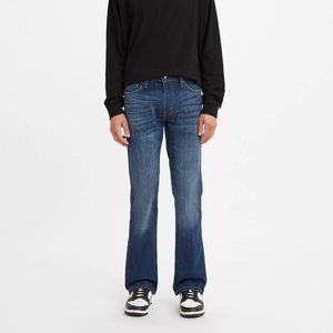 Men's Levi 527 Slim Bootcut Red Tag Jeans - Wave Allusions Dark Wash